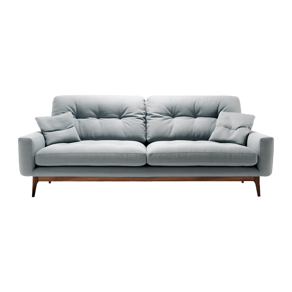 Velvet Sofa Couch 2-Seater - Image 4