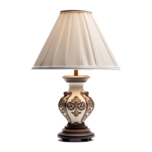 Modern White Desk Lamp - Image 2